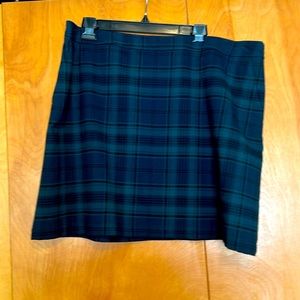 Loft plaid skirt